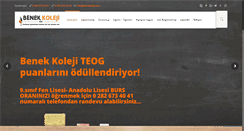 Desktop Screenshot of benekkoleji.com
